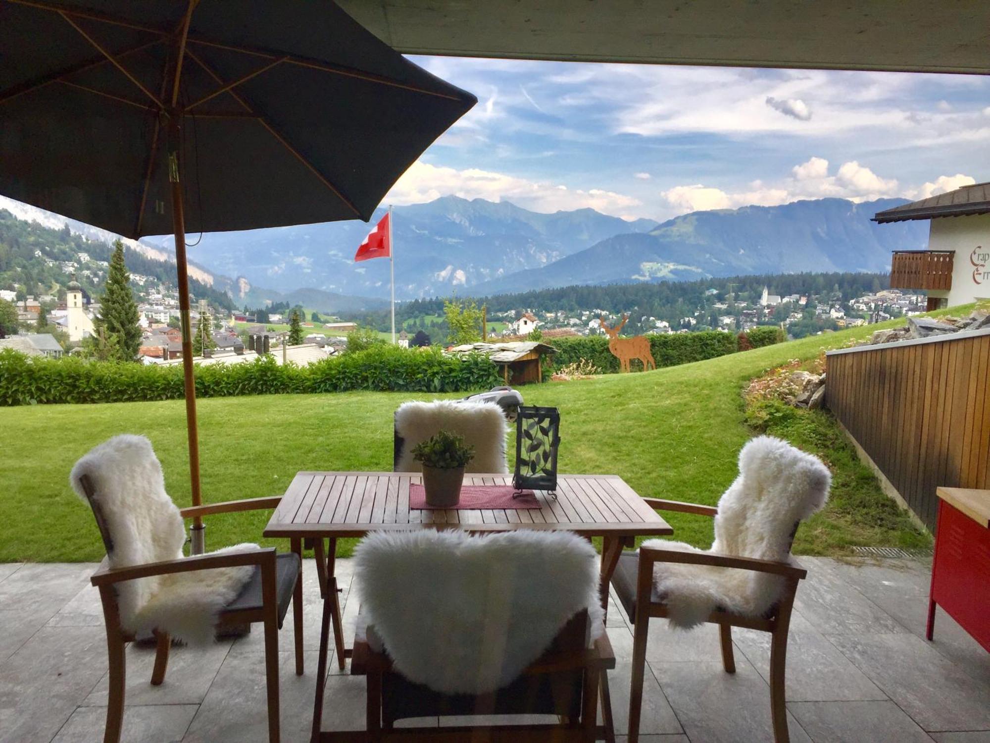 Casa Admisa, Spektakulaere Aussicht, Ski In And Out, Hochwertige Einrichtung, Valserstein Und Eiche Φιλμς Εξωτερικό φωτογραφία