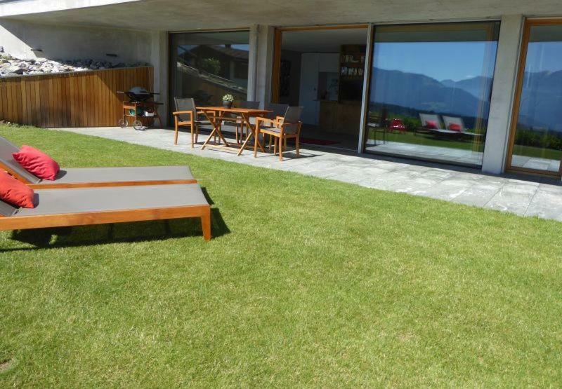 Casa Admisa, Spektakulaere Aussicht, Ski In And Out, Hochwertige Einrichtung, Valserstein Und Eiche Φιλμς Εξωτερικό φωτογραφία
